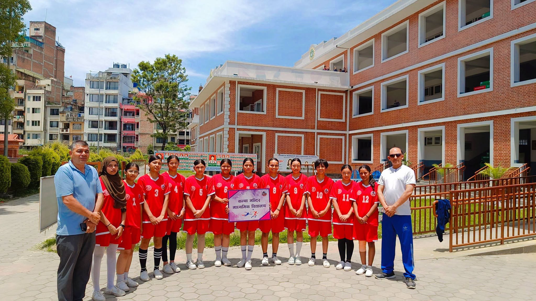 काठमाडौं महानगरपालिका उपमेयर अन्तरविद्यालय खो-खो प्रतियोगितामा कन्या मन्दिर माध्यमिक विद्यालय प्रथम